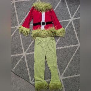 Grinch Santa Toddler Christmas Costume, Size 4T
